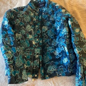 Lands End ultralight packable down jacket S